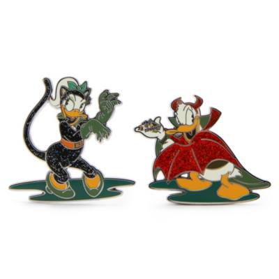Donald and Daisy Duck Halloween Pin Set