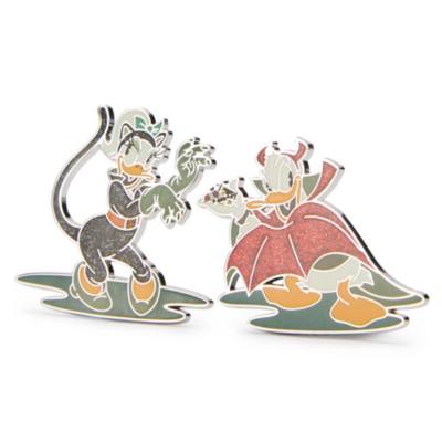 Donald and Daisy Duck Halloween Pin Set