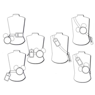 Sacoche pour pin's Mickey Mouse