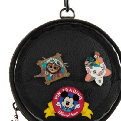 Pochette avec dragonne pour l'&eacute;change de pin's Disney