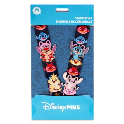 Set inicio Pin Trading Stitch y amigos, Lilo y Stitch
