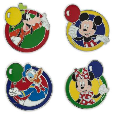Mickey Mouse and Friends Lanyard and Pins Set Disney Store