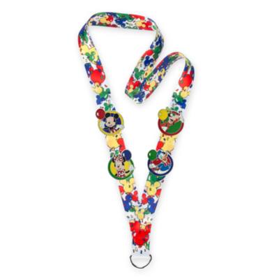 Micky Maus & Freunde - Set aus Schl&uuml;sselband und Anstecknadeln