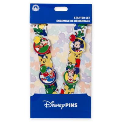 Micky Maus & Freunde - Set aus Schl&uuml;sselband und Anstecknadeln