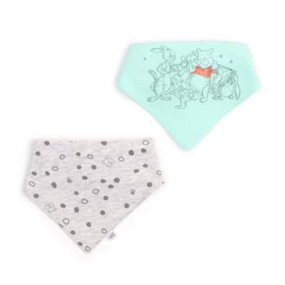 Disney Store Lot de 2&nbsp;bavoirs Winnie l'Ourson et ses Amis pour b&eacute;b&eacute;s