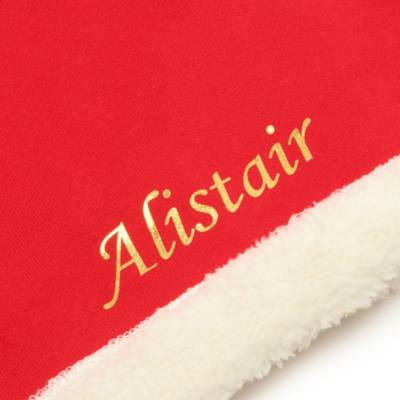 Disney Store Mickey and Minnie Vintage Christmas Baby Santa Hat