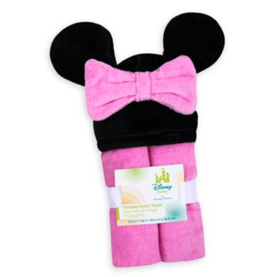 Disney Store - Minnie Maus - Badehandtuch mit Kapuze f&uuml;r Babys