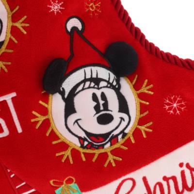Disney Store Mickey and Minnie Holiday Cheer Baby Stocking