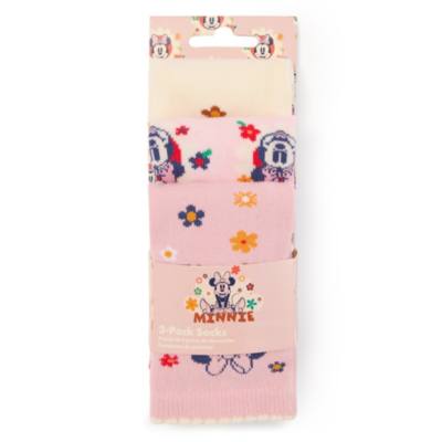 Minnie Mouse Socks for Kids, Set of 3