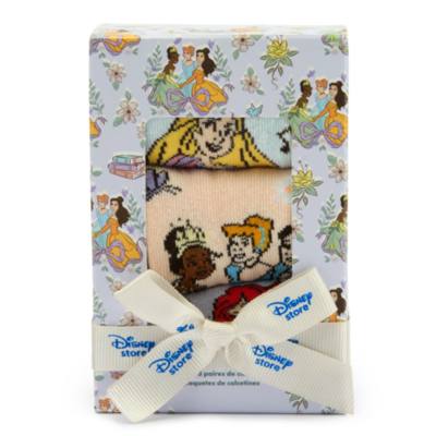 Chaussettes Princesses Disney pour enfants, lot de 3&nbsp;paires