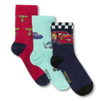 Disney Pixar Cars Socks for Kids, Set of 3