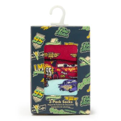 Disney Pixar Cars Socks for Kids, Set of 3