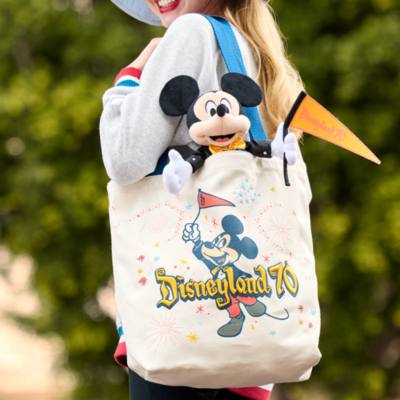 Mickey Mouse Disneyland Resort 70th Anniversary Canvas Tote Bag