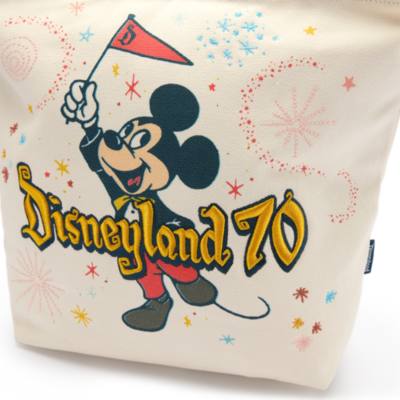 Mickey Mouse Disneyland Resort 70th Anniversary Canvas Tote Bag