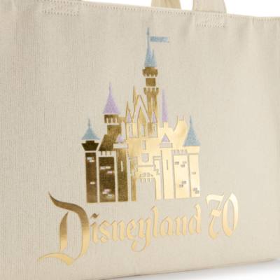 Disneyland Resort 70th Anniversary Sleeping Beauty Castle Woven Tote