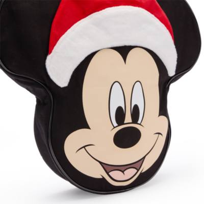Mickey Mouse Big Face Christmas Canvas Tote Bag