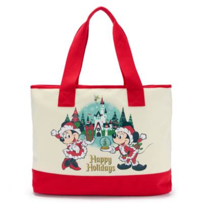 Mickey and Minnie Mouse Festive Tote Bag