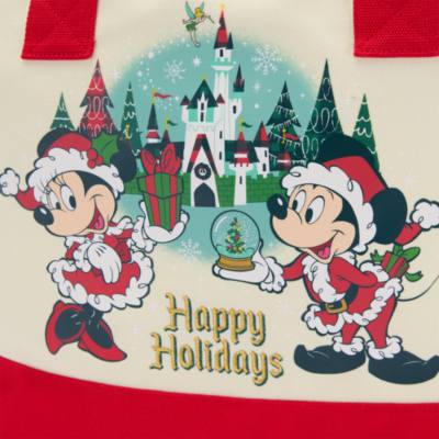 Mickey and Minnie Mouse Festive Tote Bag