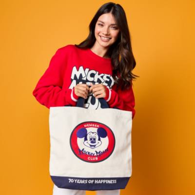 The Mickey Mouse Club 70th Anniversary Canvas Tote Bag