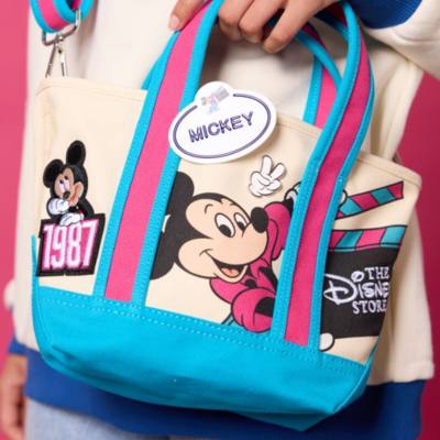 Mickey Mouse Disney Store Est. 1987 Exclusive Mini Canvas Tote Bag