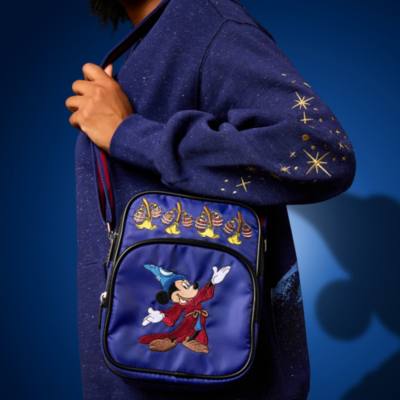 Sorcerer Mickey Mouse 85th Anniversary Crossbody Bag, Fantasia