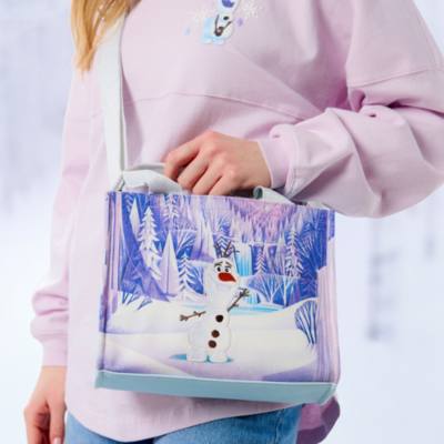 Bolso mano peque&ntilde;o lona Olaf y Sven, Frozen