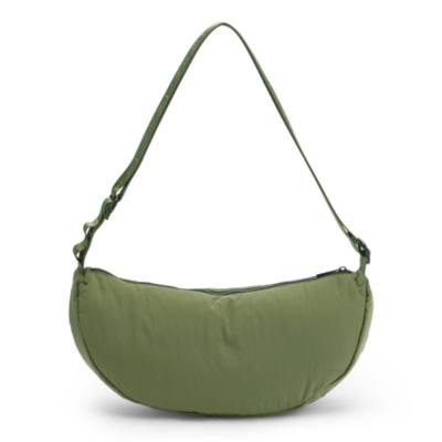 Borsa a spalla verde oliva Disney con silhouette di Topolino