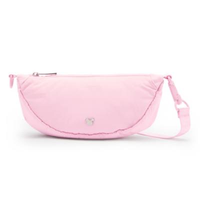 Borsa a tracolla rosa Disney con silhouette di Topolino