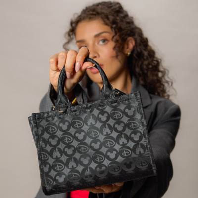Disney Symbole - Schwarze Mini-Henkeltasche