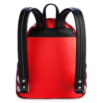 Loungefly Minnie Mouse Polka Dot Sequin Mini Backpack