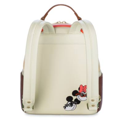 Loungefly Mickey and Minnie Mouse Beach Mini Backpack