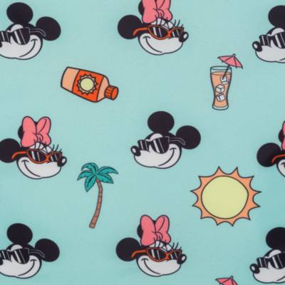 Loungefly Mickey and Minnie Mouse Beach Mini Backpack