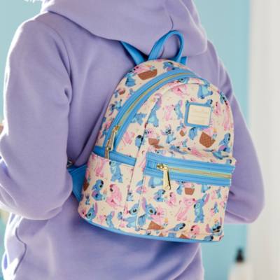 Loungefly Stitch and Angel Mini Backpack, Lilo & Stitch