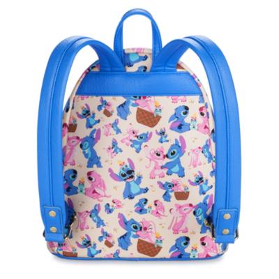 Loungefly Stitch and Angel Mini Backpack, Lilo & Stitch