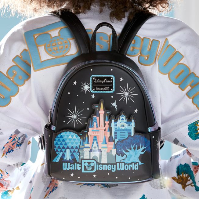 Loungefly Walt Disney World Icons Mini Backpack | Disney Store Loungefly Walt Disney World Icons Mini Backpack | Disney Store