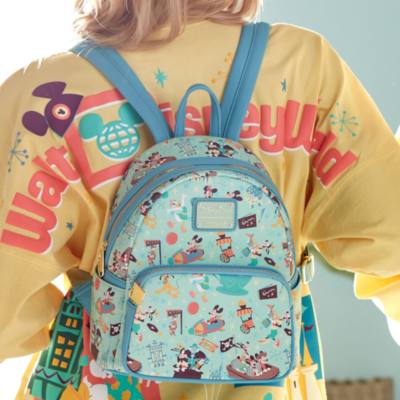 Loungefly Mickey Mouse and Friends Play in the Park Mini Backpack