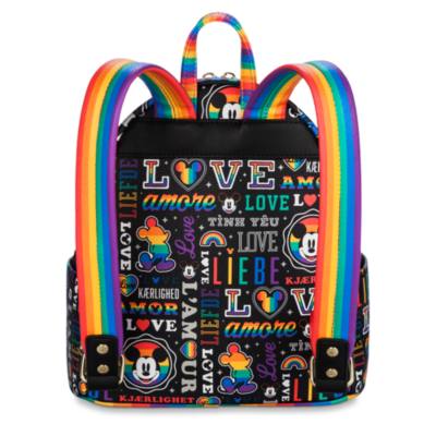 Loungefly Mickey Mouse Disney Pride Collection Mini Backpack