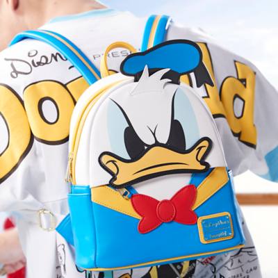 Loungefly, minimochila cambio color 90.&ordm;&nbsp;aniversario Pato Donald