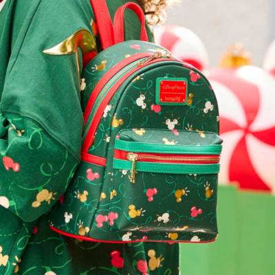 Loungefly Mickey Mouse Festive Lights Mini Backpack