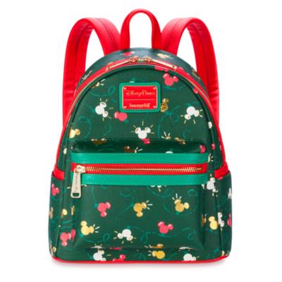 Loungefly Mickey Mouse Festive Lights Mini Backpack