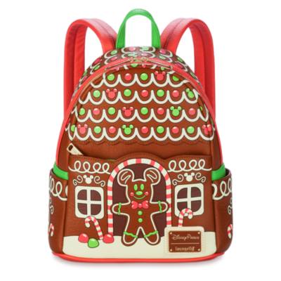 Loungefly Mickey Mouse Gingerbread Mini Backpack, Disney Eats