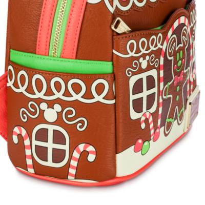 Loungefly Mickey Mouse Gingerbread Mini Backpack, Disney Eats
