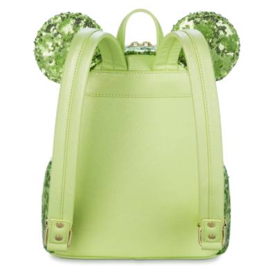 Loungefly Tinker Bell Green Sequinned Mini Backpack