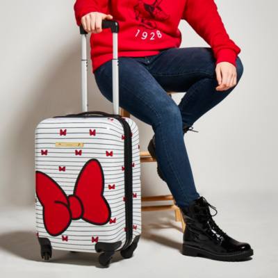 Minnie Mouse Bows Rolling Luggage