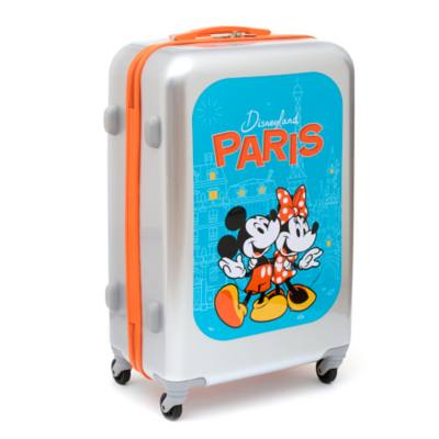 Disneyland Paris Mickey Mouse and Minnie Mouse Rolling Luggage