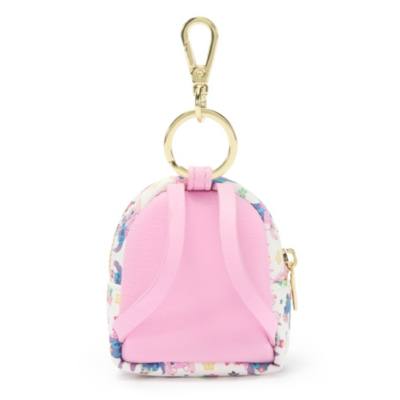 Loungefly Disney Parks Angel and Stitch Floral Bag Charm, Lilo & Stitch