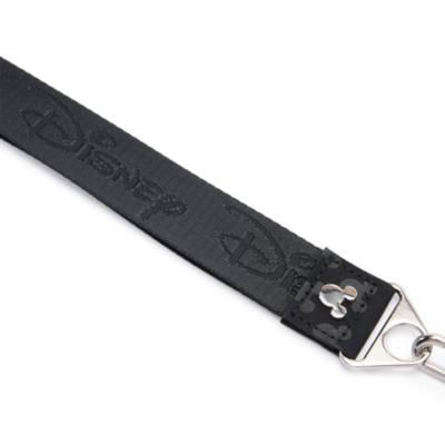 Astuccio da polso nero Disney con cerniera e silhouette di Topolino