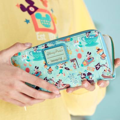 Loungefly Mickey Mouse and Friends Play in the Park Wallet