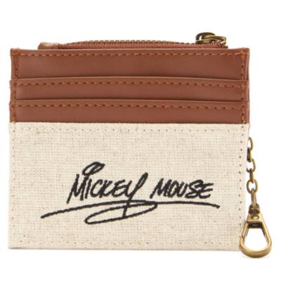 Mickey Mouse Canvas Wallet