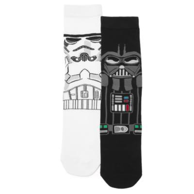 Darth Vader and Stormtrooper Socks For Adults, Star Wars